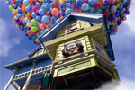 Up, house with balloons